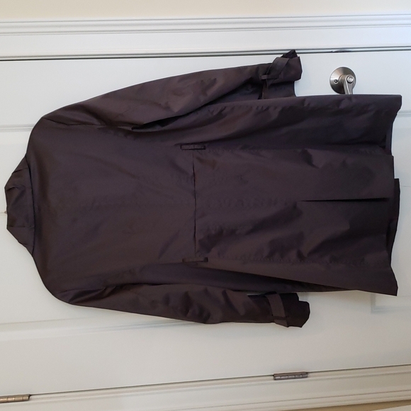 Esprit Button-Up Belted Trench Coat Dark Gray - Size XL - Picture 5 of 11